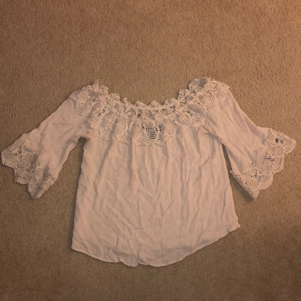 Forever 21 Quarter Sleeve Top